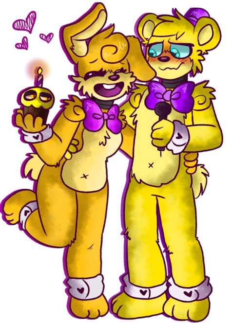 Fredbear x springbonnie - While I agree that Fredbear and Springbonnie's prototypes would probably be a Fixed version of FNaF 4 Fredbear and FFPS Scraptrap, I do not believe the the UCN Fredbear, and FNaF 3 Spring-Bonnie were made in a similar timing to FNaF 1, simply because they (at least spring bonnie does) still have spring locks on them, a technology that was said to be abandoned even before FNaF 2.